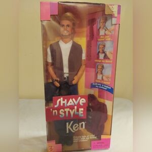 Shave N Style Ken 1999 (UPC 23788) - Original box, unopened